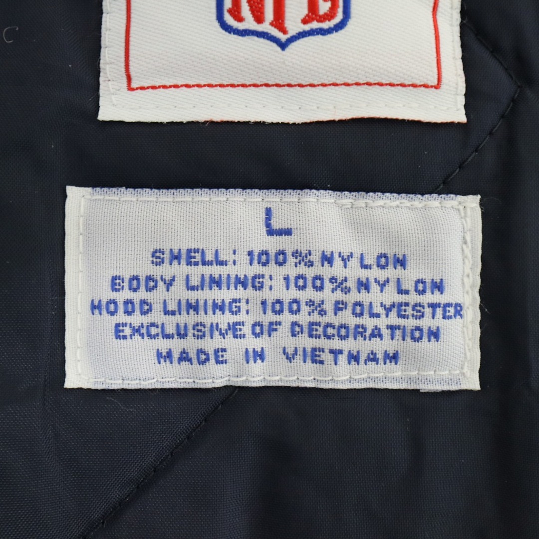 NFL シカゴ・ベアーズ ジャケット 防寒 プロチーム アメフト スポーツ ネイビー (メンズ L)   N6549 7