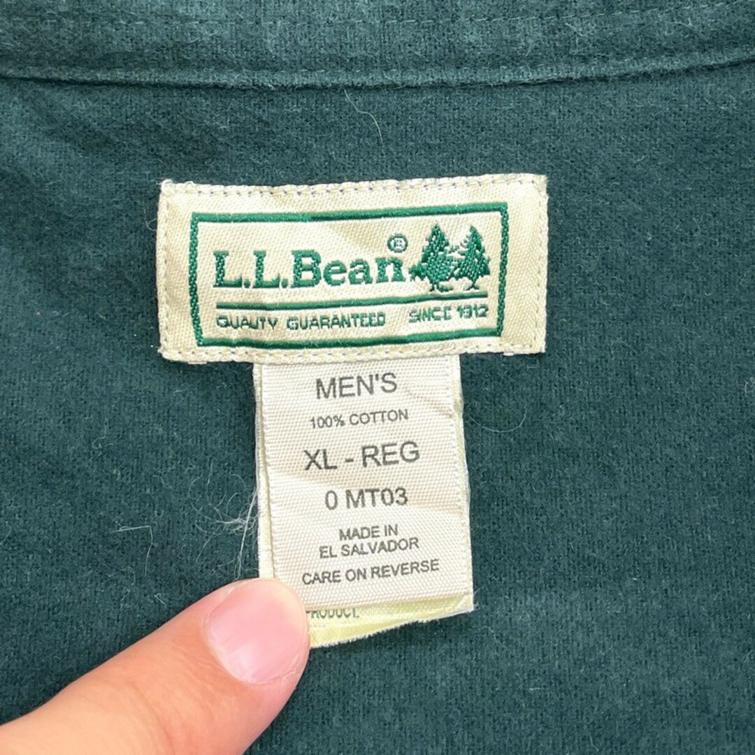 US エルエルビーン L.L.Bean シャモア クロス シャツ フランネルシャツ