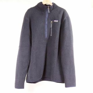 パタゴニア(patagonia)のパタゴニア　ハーフジップ　patagonia ネイビー L(ダウンジャケット)