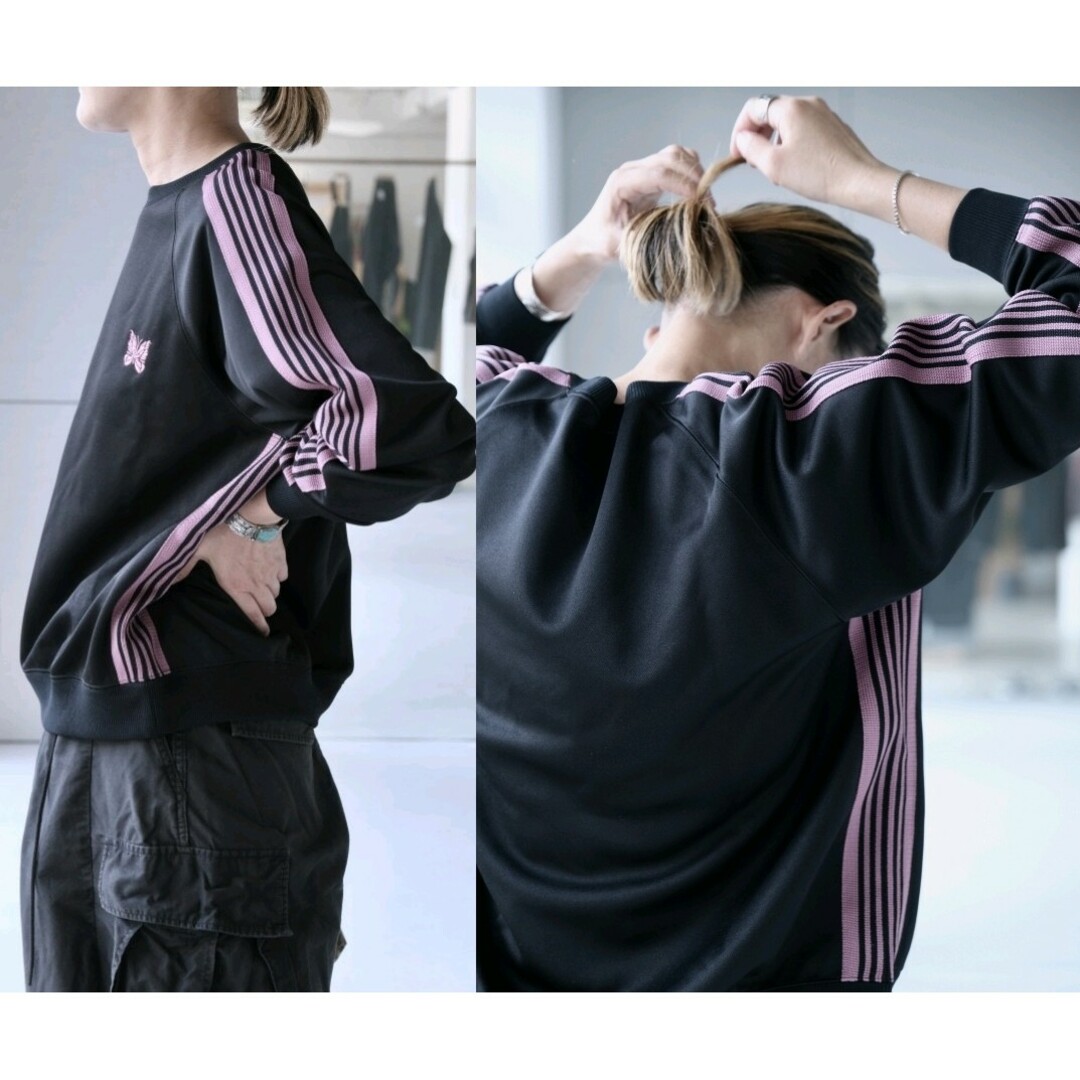 Needles - 新品□NEEDLES トラッククルーネックシャツ XS 黒 ブラック