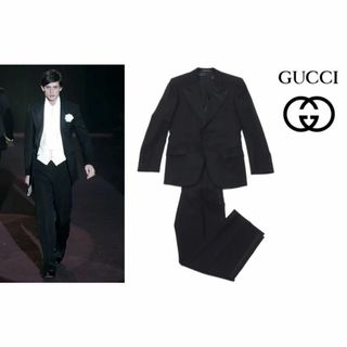 グッチ(Gucci)のグッチ★TOM FORDトムフォード期デザイン フォーマルスーツ★タキシード黒(セットアップ)