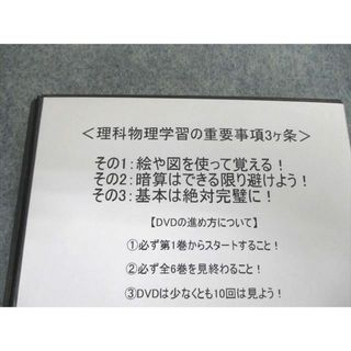 VA03-005 サントップ 中学受験 理科 飛躍の20日 ゼロからはじめる物理完全攻略 DVD6枚 15s1D