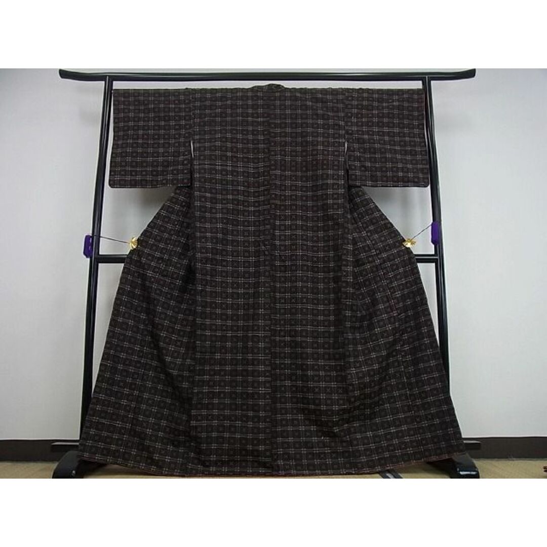 平和屋1■極上 本場琉球 読谷山花織 紬地 逸品3s4877