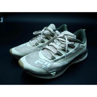 フィラ(FILA)のFILA フィラ 1RM01527-324 PROJECT 7 WAVELET ALPHA プロジェクト セブン ウェーブレット アルファ BTS 防弾少年団 着用 コラボ スニーカー size25/白ｘカーキ ■■ レディース(スニーカー)