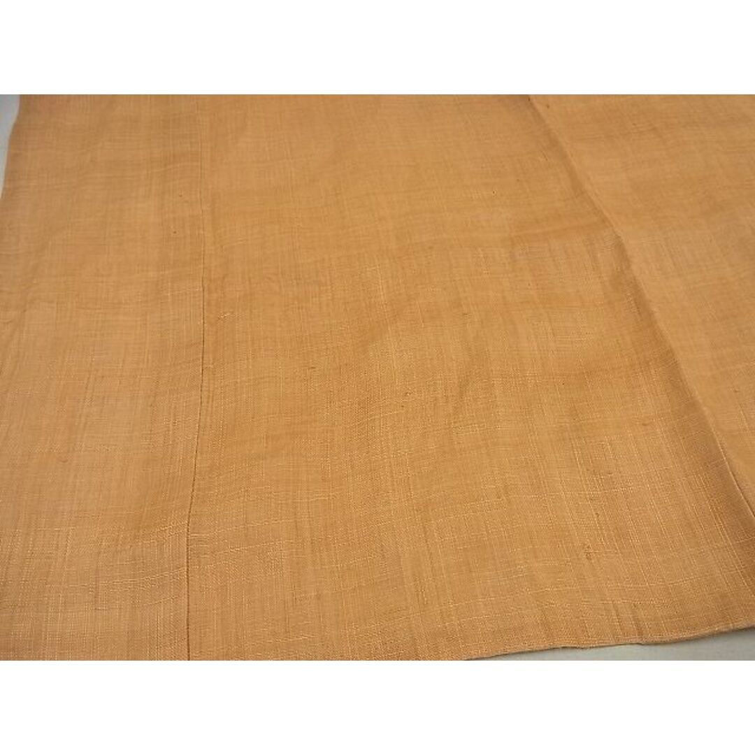 平和屋1□極上 夏物 男性 上布 麻 色無地 小麦色 逸品3s1973 | www