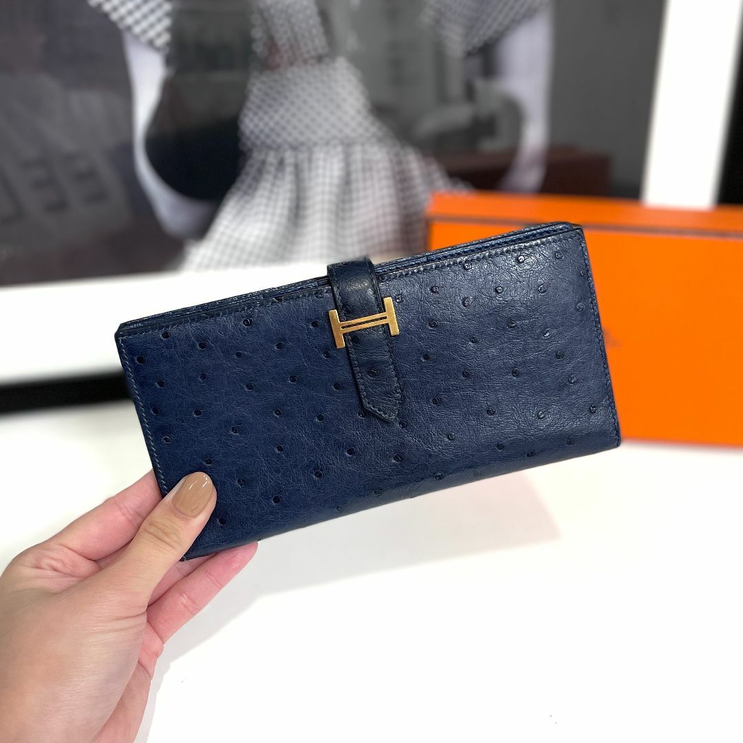 HERMES べアンスフレ  オーストリッチ