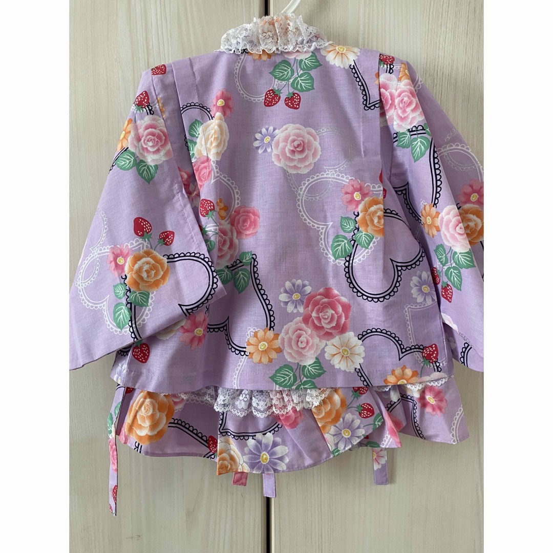 新品　90cm キッズ/ベビー/マタニティのキッズ服女の子用(90cm~)(甚平/浴衣)の商品写真