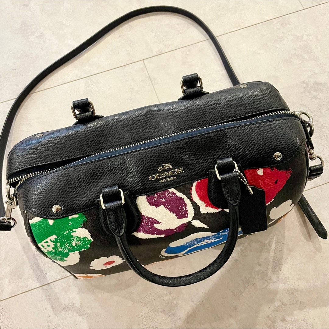 COACH(コーチ)ハンドバック ショルダーバック 2way フラワーマチ12cm COACH(コーチ)ハンドバック ショルダーバック 2way フラワーマチ12cm