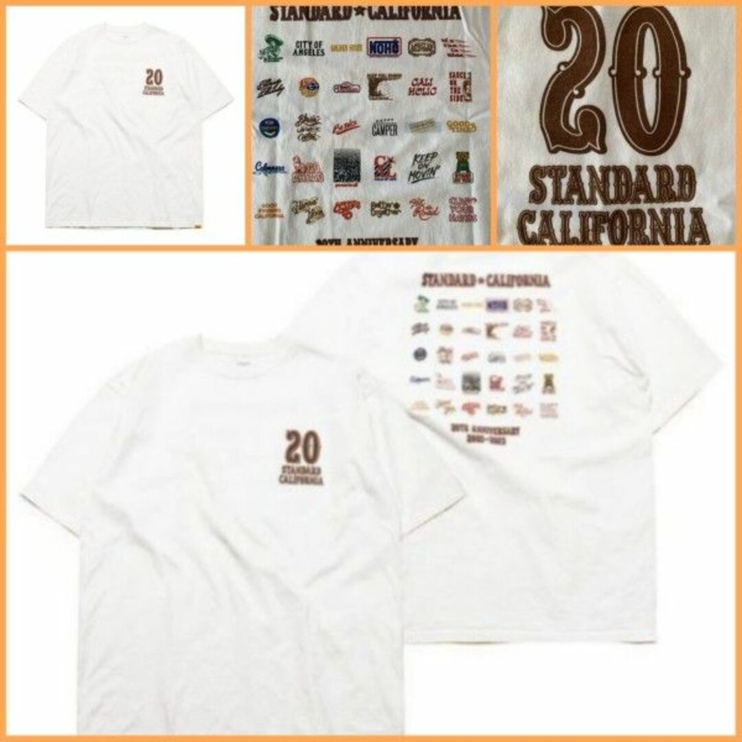 Standard California 20周年 Logo TeeTシャツ/カットソー(半袖/袖なし)