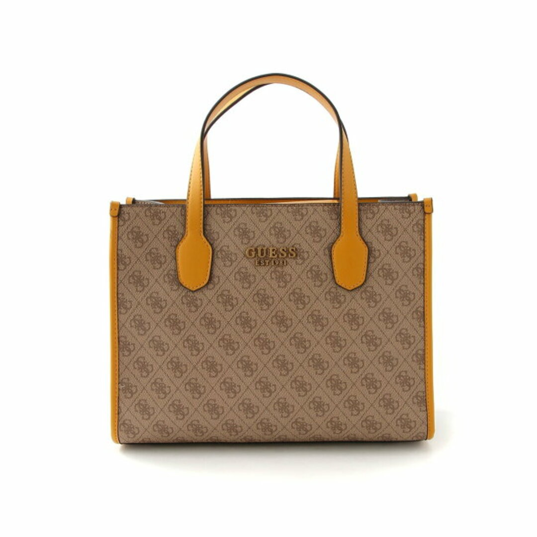 GUESS(ゲス)の【イエロー(LEY)】GUESS トートバッグ (W)SILVANA 2 Compartment Tote レディースのバッグ(トートバッグ)の商品写真