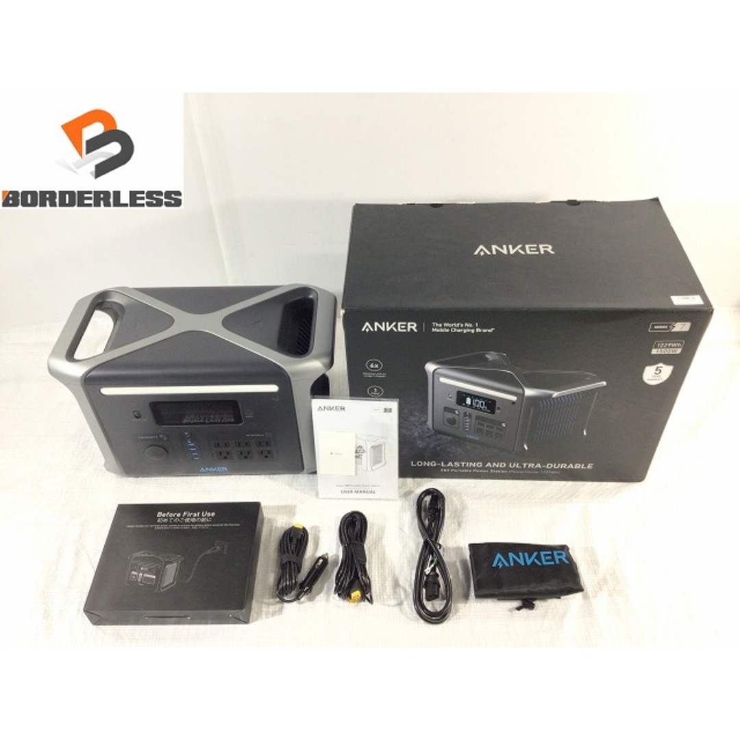 ☆美品☆Anker アンカー ポータブル電源 757 Portable Power Station GaNPrime PowerHouse 1229Wh パワーハウス 77514