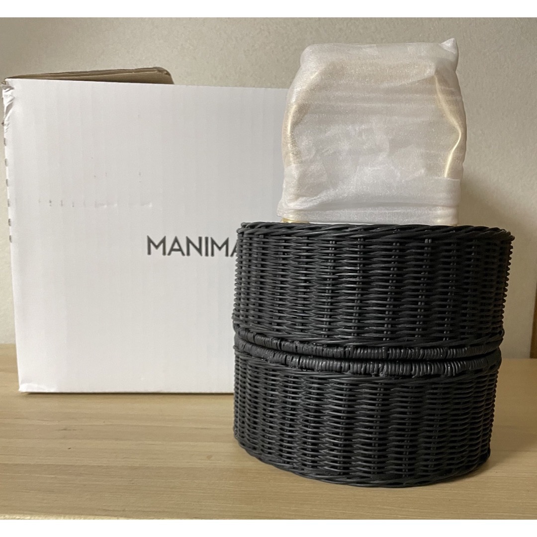 【新品未使用】マニマリス MANIMARIS パンケーキバスケット　カゴバッグ