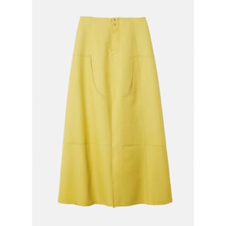 ルシェルブルー(LE CIEL BLEU)のウエスト詰め済み！未使用Double Knees Work Skirt  (ロングスカート)