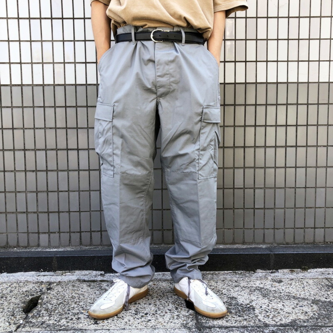 PROPPER BDU BTN TROUSERS プロッパー リップストップ カーゴパンツ ポリ×コットン 無地 サイズ：M/R カラー：GREY  グレー あす楽対応【新品】