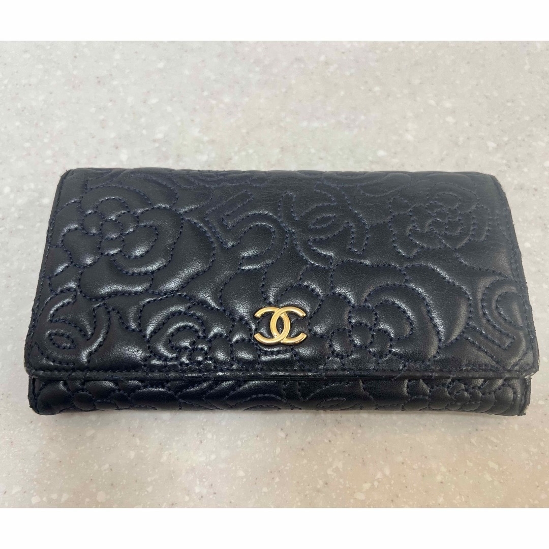 超お買い得❤️SSS級‼️CHANEL シャネル カメリア ジッピーウォレット