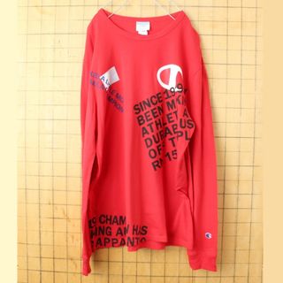 チャンピオン(Champion)のUSA champion チャンピオン 長袖Tシャツ ロンTレッドXL aw86(Tシャツ/カットソー(七分/長袖))