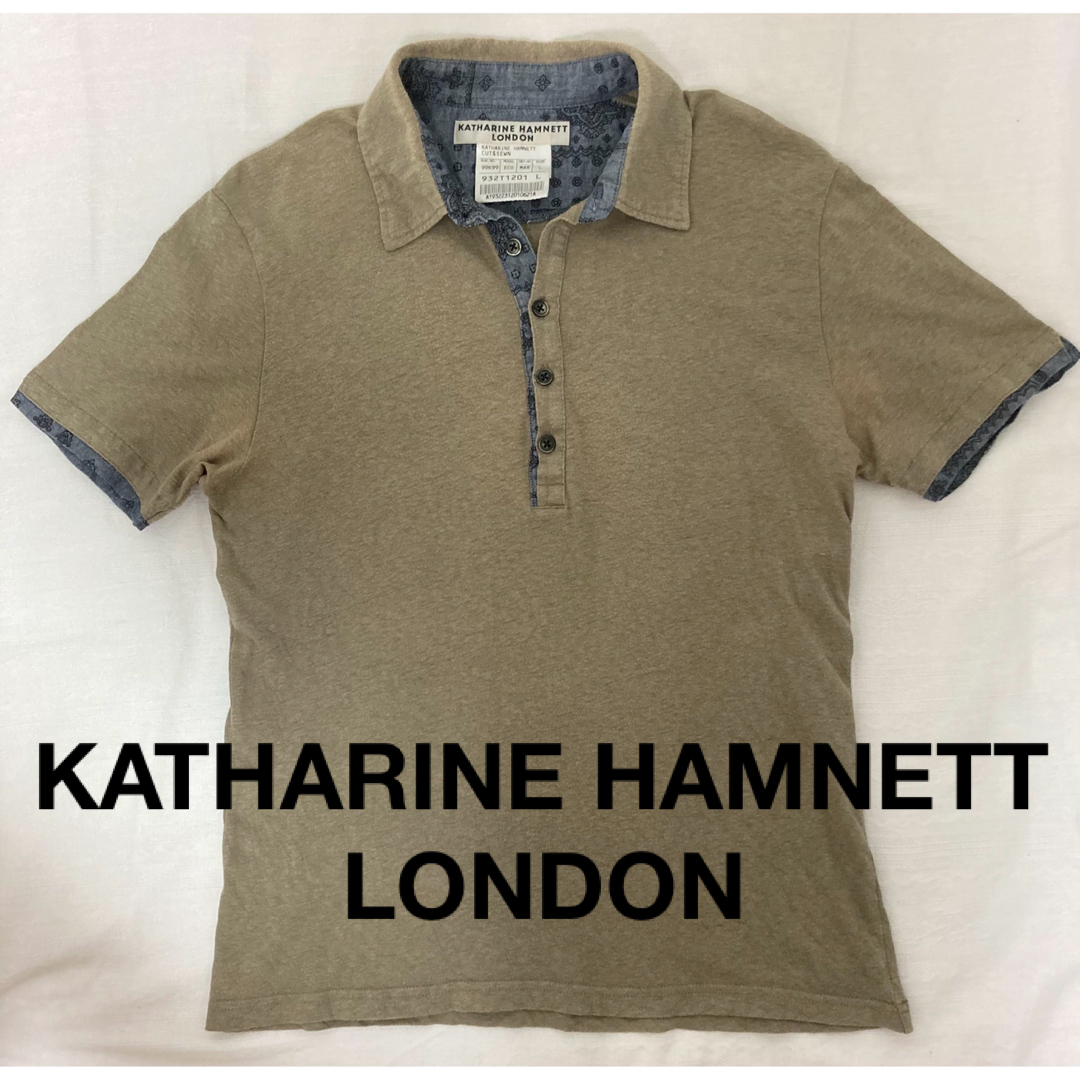 KATHARINE HAMNETT(キャサリンハムネット)の【KATHARINE HAMNETT LONDON】メンズポロシャツ メンズのトップス(ポロシャツ)の商品写真