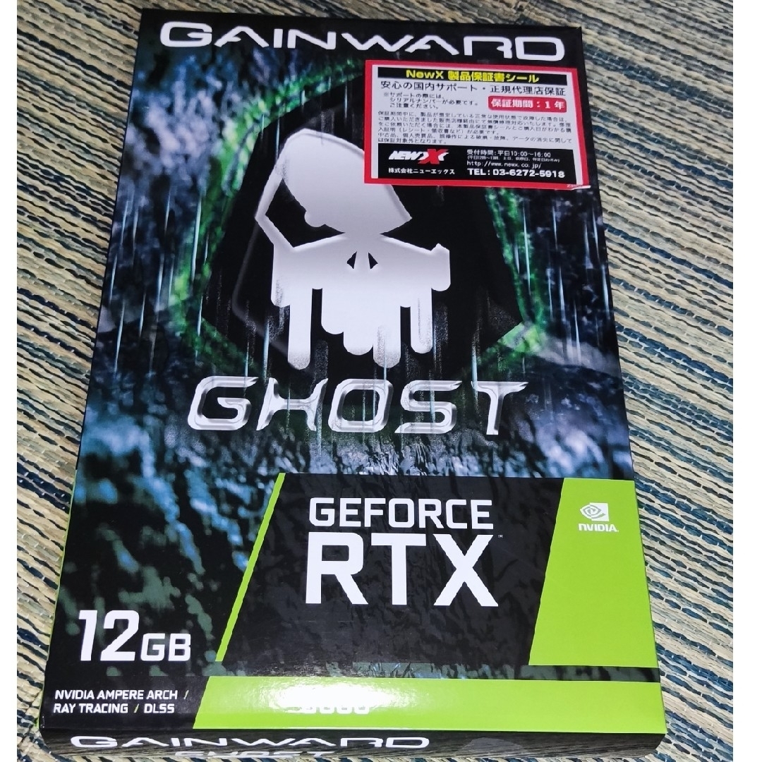 品 GAINWARD RTX 3060 GHOST 12GBPCパーツ