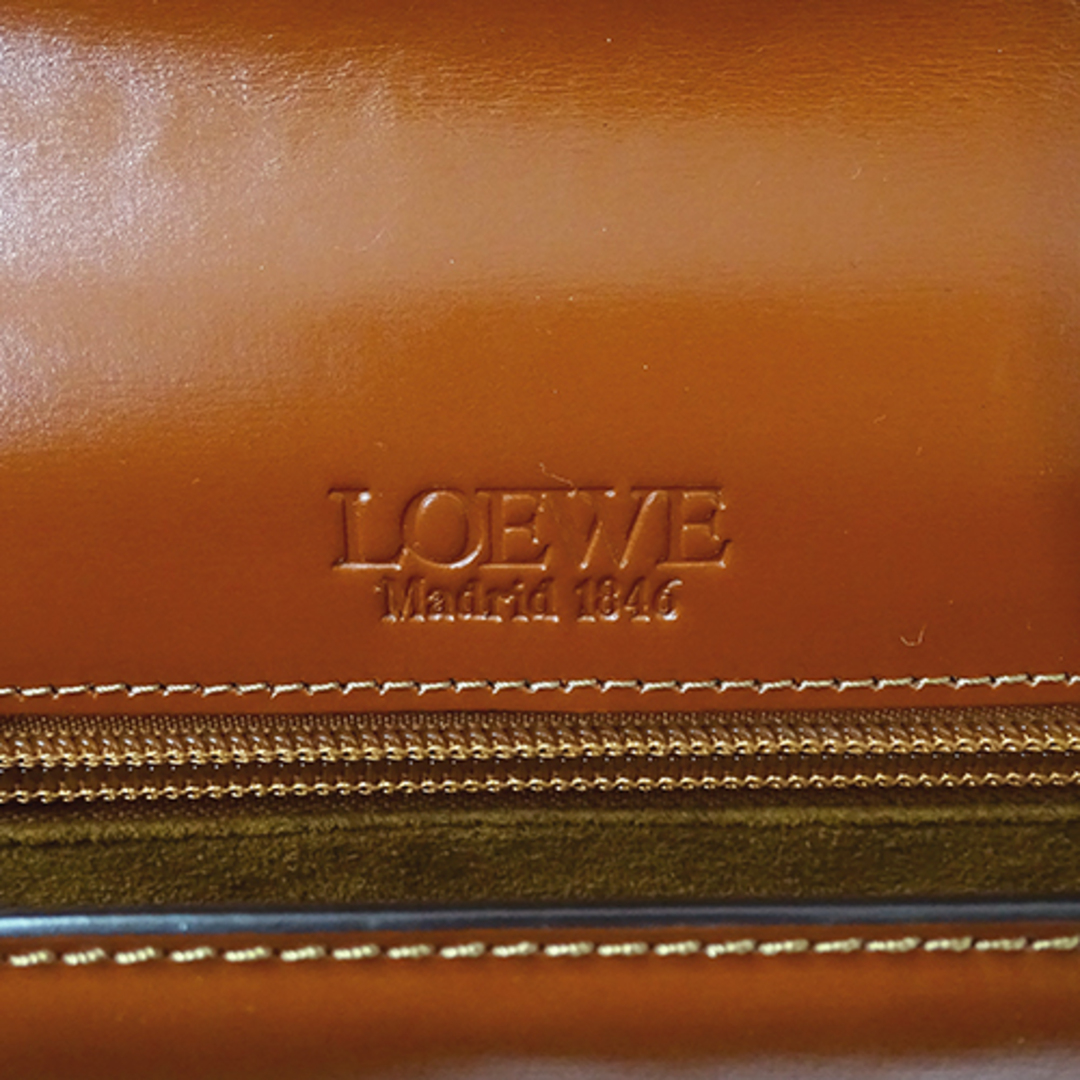 ロエベ LOEWE バッグ メンズ ブランド クラッチバッグ セカンドバッグ レザー ブラウン コンパクト ビジネス おしゃれ 大人