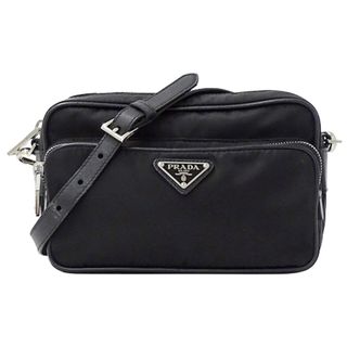 プラダ PRADA バッグ レディース メンズ ブランド ショルダーバッグ ナイロン ブラック 黒 ミニバッグ コンパクト 斜め掛け クロスボディ おしゃれ