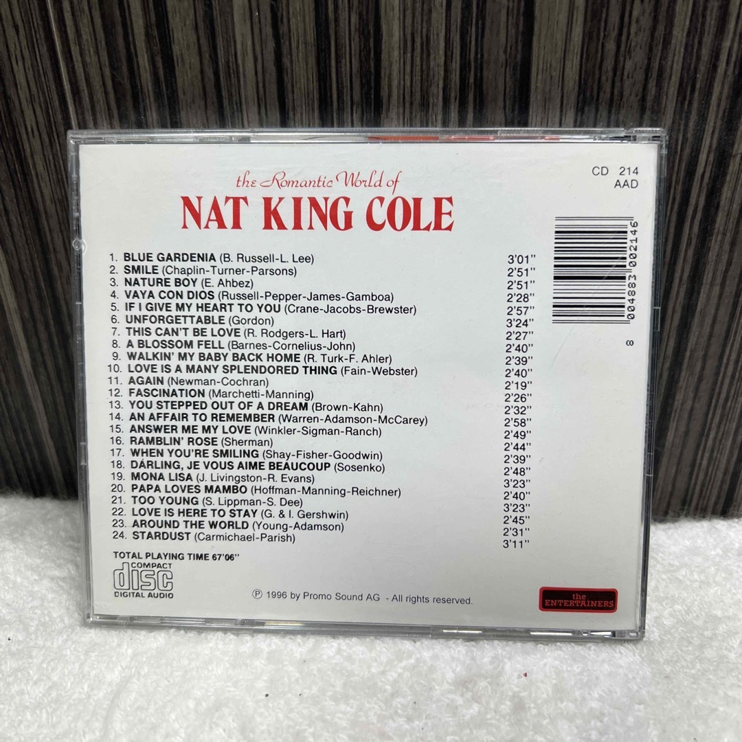 THE ENTERTAINERS NAT KING COLE エンタメ/ホビーのCD(ポップス/ロック(洋楽))の商品写真