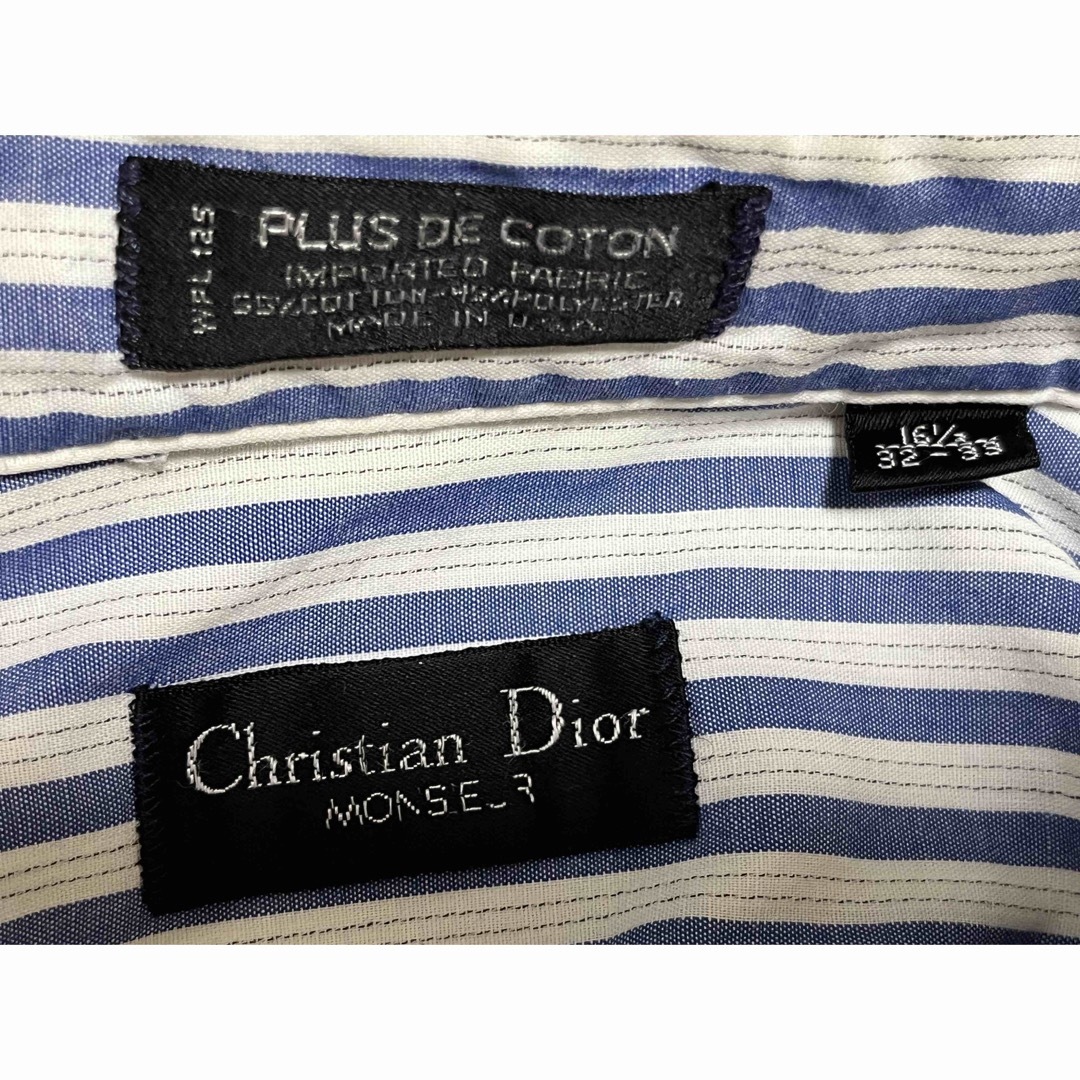 Christian Dior(クリスチャンディオール)のクリスチャンディオール Christian Dior  ストライプ柄 長袖シャツ メンズのトップス(シャツ)の商品写真