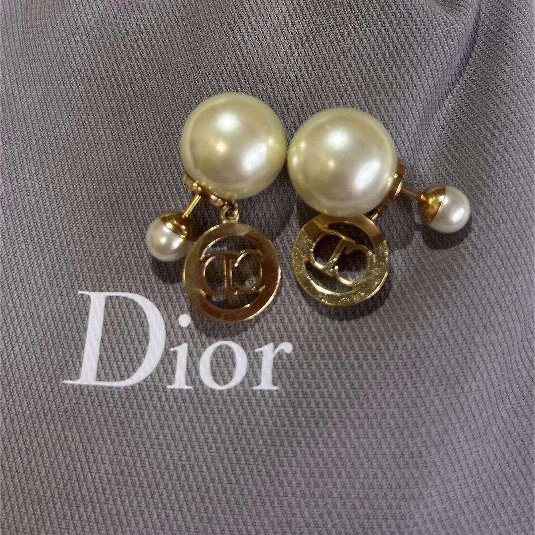 DIORピアス　TRIBALES ピアス　ピンクゴールド　刻印　ヴィンテージ