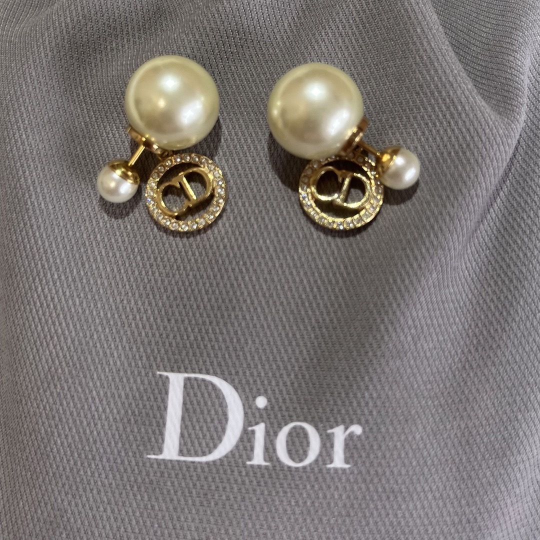 DIORピアス　TRIBALES ピアス　ピンクゴールド　刻印　ヴィンテージ