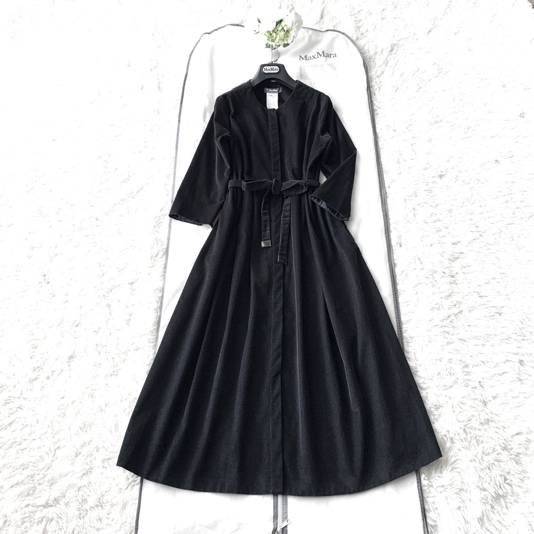 Max Mara - 新品同様‼️マックスマーラ ロゴプレート付き ミモレ丈