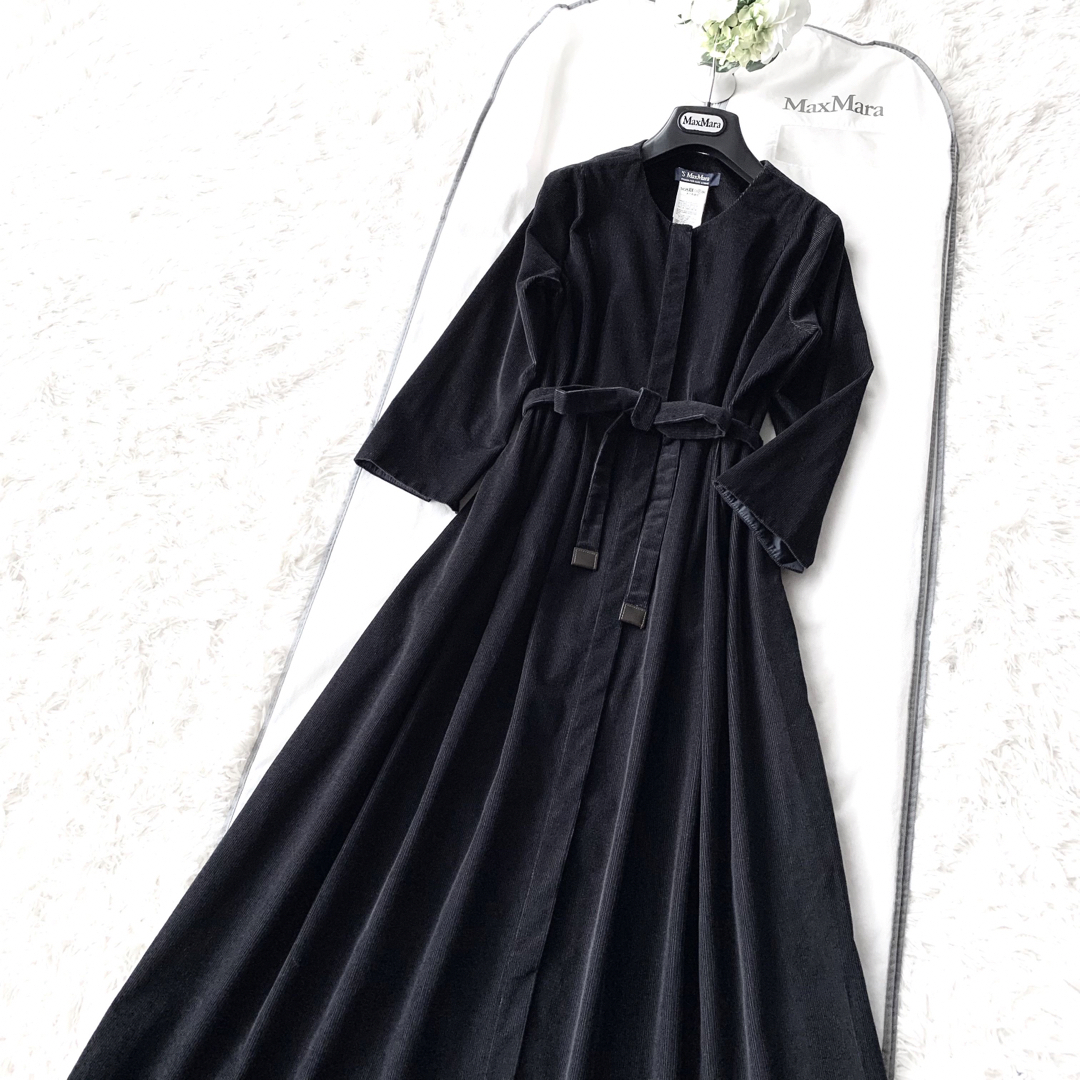 Max Mara - 新品同様‼️マックスマーラ ロゴプレート付き ミモレ丈