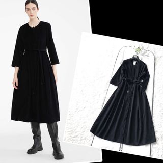 Max Mara - 新品同様‼️マックスマーラ ロゴプレート付き ミモレ丈