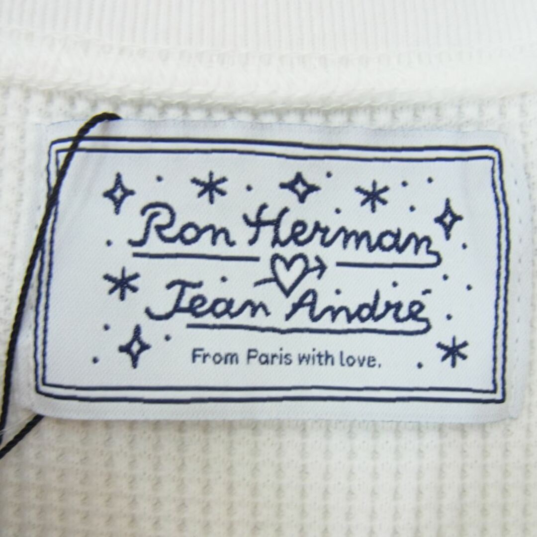 Ron Herman(ロンハーマン)のRon Herman ロンハーマン × Jean Andre ジャンアンドレ 22SS Waffle Pullover サーマル カットソー ホワイト系 S【新古品】【未使用】【中古】 レディースのトップス(シャツ/ブラウス(半袖/袖なし))の商品写真