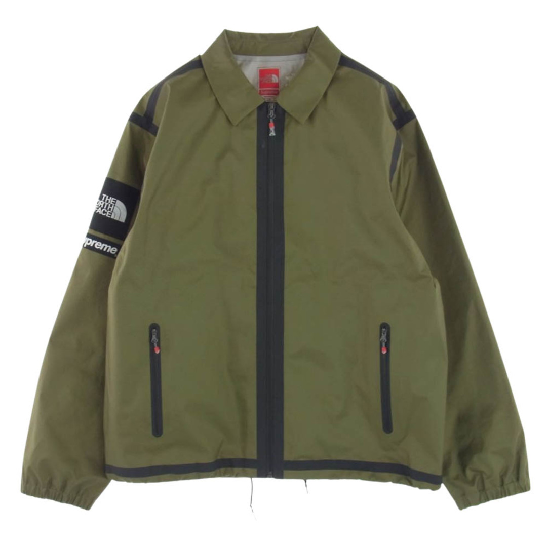 Supreme シュプリーム ジャケット 21SS  NP12100I × THE NORTH FACE Summit Series Outer Tape Seam Coaches Jacket ザノースフェイス アウターテープドシーム コーチ ジャケット カーキ系 ブラック系 L