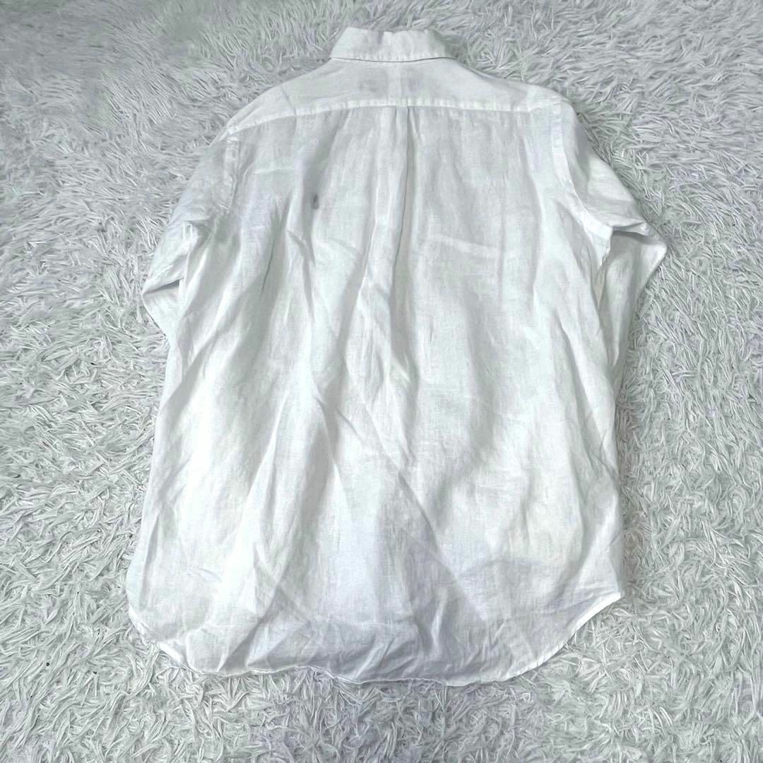 Ralph Lauren(ラルフローレン)のラルフローレン　リネン　ボタンダウン　シャツ　白シャツ　ralph メンズのトップス(シャツ)の商品写真