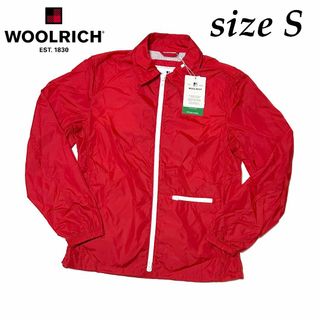 ウールリッチ(WOOLRICH)の新品　Sサイズ　ウールリッチ　ディープ シックス　ウインドブレーカー　レッド(ナイロンジャケット)