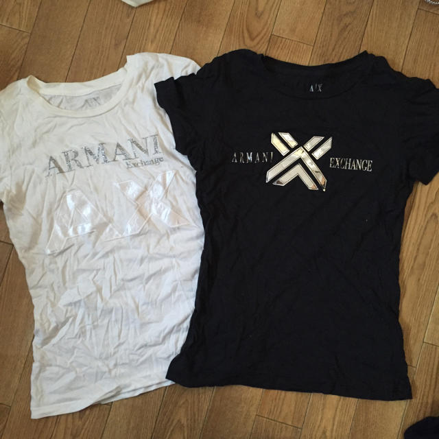 ARMANI EXCHANGE(アルマーニエクスチェンジ)の専用  アルマーニエクスチェンジ  Ｔシャツセット レディースのトップス(Tシャツ(半袖/袖なし))の商品写真