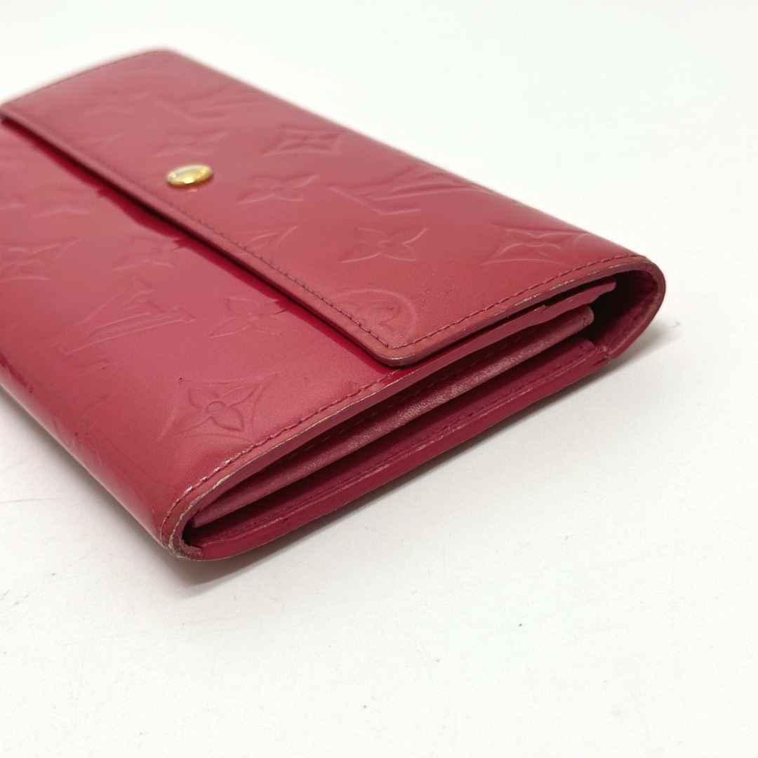 ルイヴィトン LOUIS VUITTON ポルトフォイユ・サラ Ｍ9140F 長財布 モノグラムヴェルニ ピンク