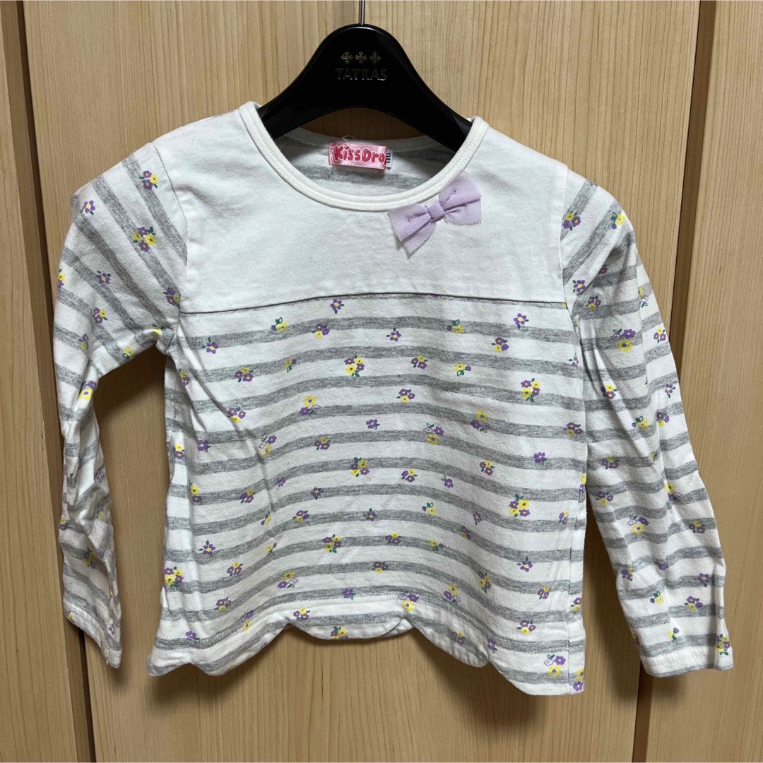 BeBe(ベベ)のキスドロップ　トップス キッズ/ベビー/マタニティのキッズ服女の子用(90cm~)(Tシャツ/カットソー)の商品写真