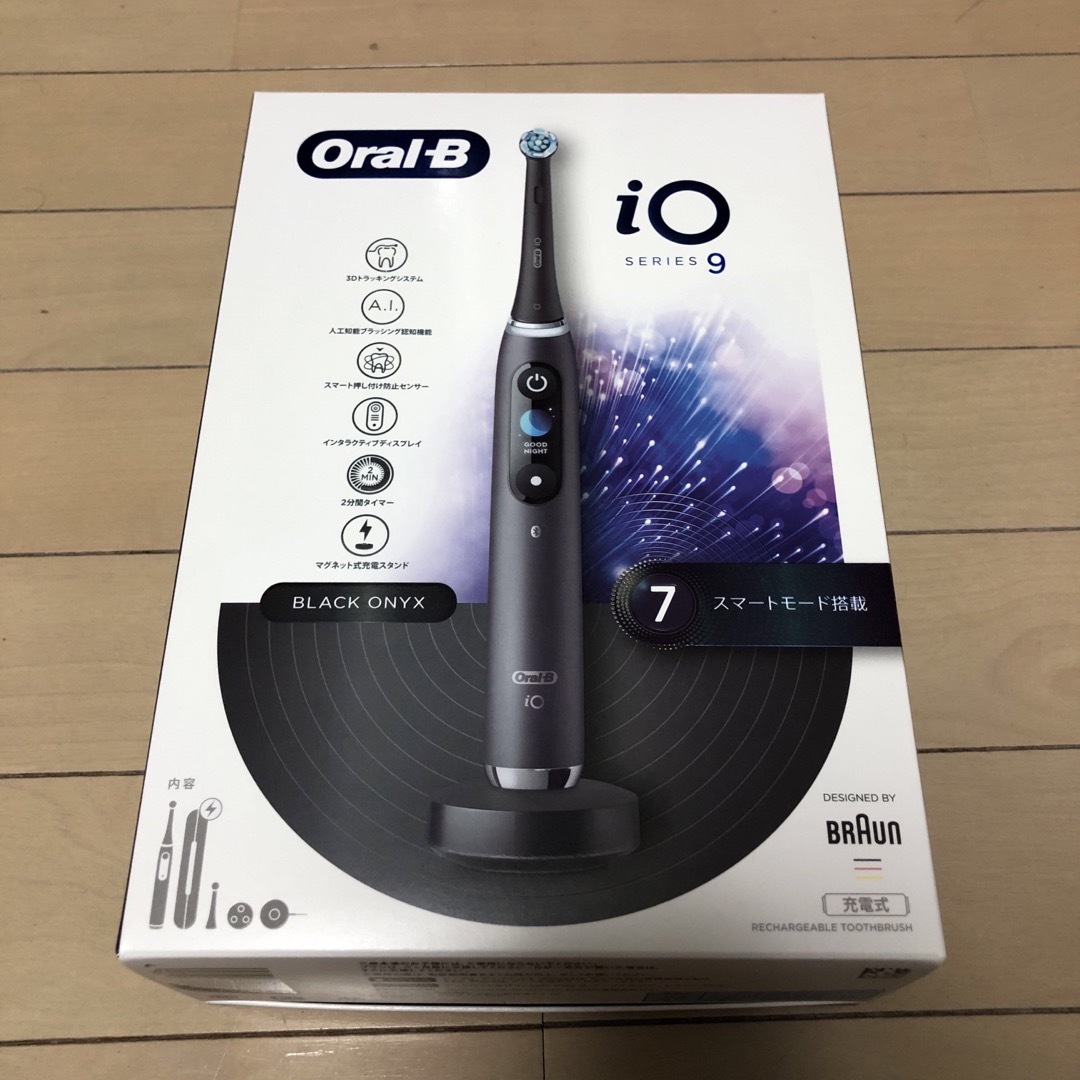 ブラウン オーラルB iO9 ブラックオニキス IOM92B22ACBK-W(1 - 電動 ...