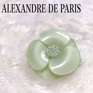 アレクサンドルドゥパリ(Alexandre de Paris)の美品 アレクサンドルドゥパリ バレッタ ヘアクリップ バレッタ カメリア(バレッタ/ヘアクリップ)