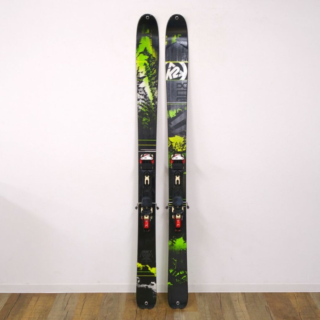 美品 K2 山スキー ANNEX 108 177cm ビンディング MARKER TOUR F10 マーカー ツアースキー バックカントリー2990gビンディング含む1本