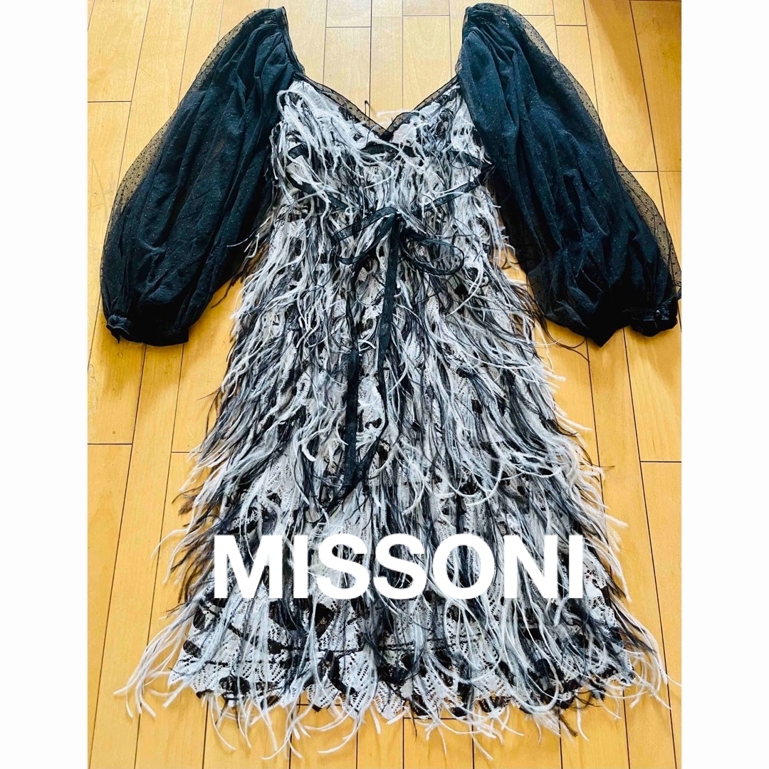 MISSONIワンピース42 オレンジタグ 豪華装飾