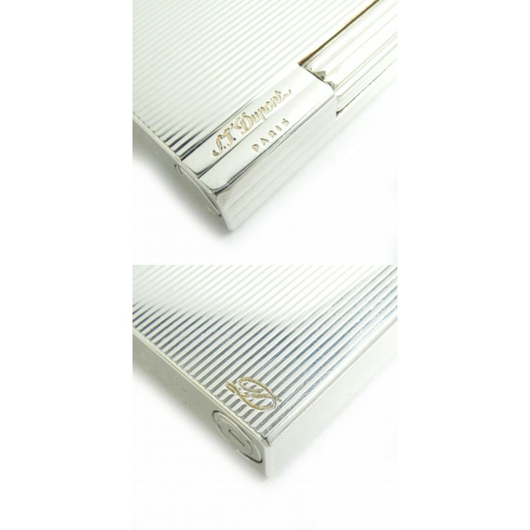 美品△S.T.Dupont エス・テー・デュポン ギャッツビー ストライプ柄