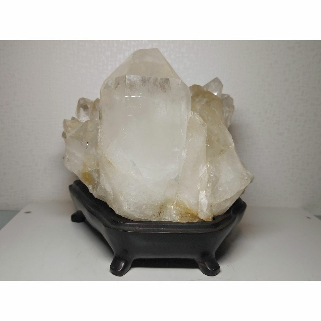 水晶 14.6kg クォーツ 原石 鑑賞石 自然石 誕生石 鉱物 鉱石 水石