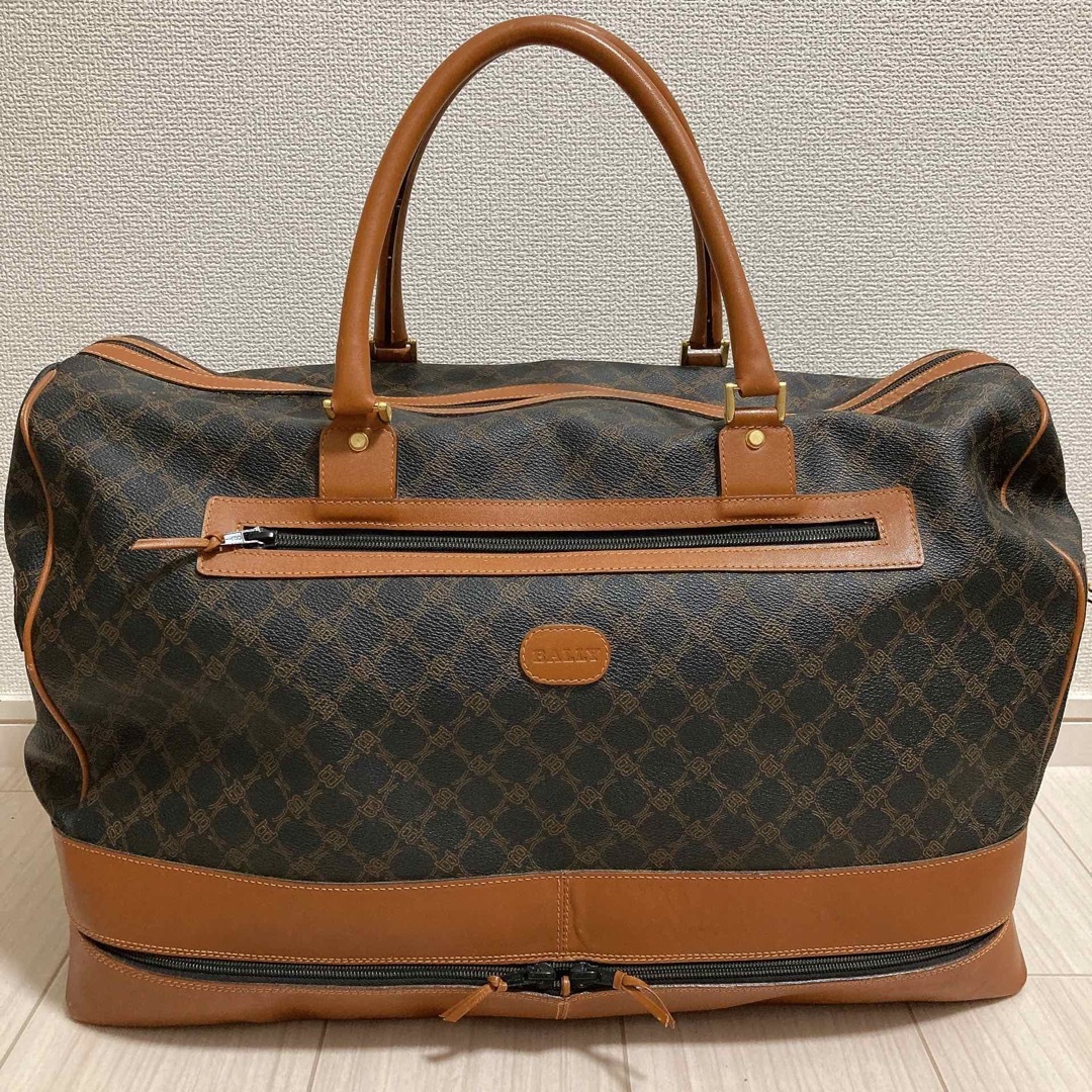 美品 BALLY バリー メンズ レディース ボストンバッグ 旅行カバン