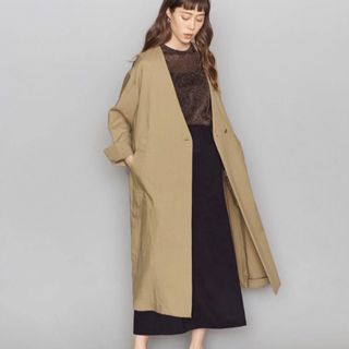 ビューティアンドユースユナイテッドアローズ(BEAUTY&YOUTH UNITED ARROWS)のBEAUTY&YOUTH カラーレススリットボタンコート/スプリングコート(スプリングコート)