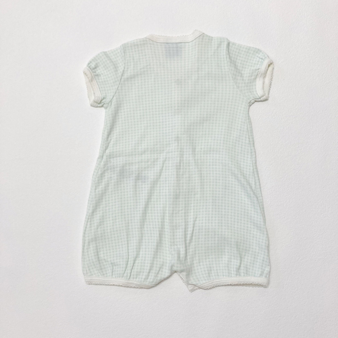 PETIT BATEAU(プチバトー)のPETIT BATEAU 半袖2枚セット キッズ/ベビー/マタニティのベビー服(~85cm)(カバーオール)の商品写真