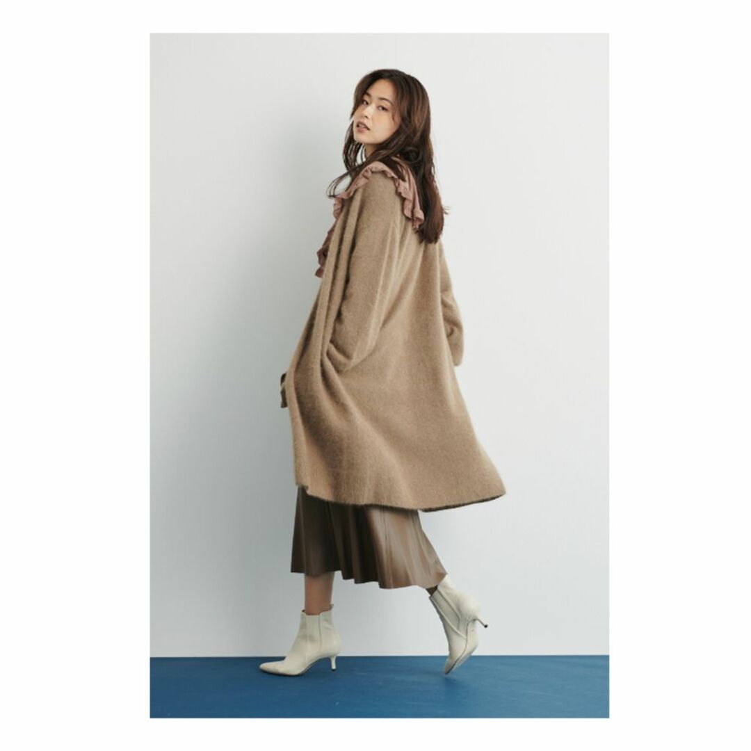 LOUNIE - 美品 ラクーン ロングカーディガン ルーニィ LOUNIE ブラウン