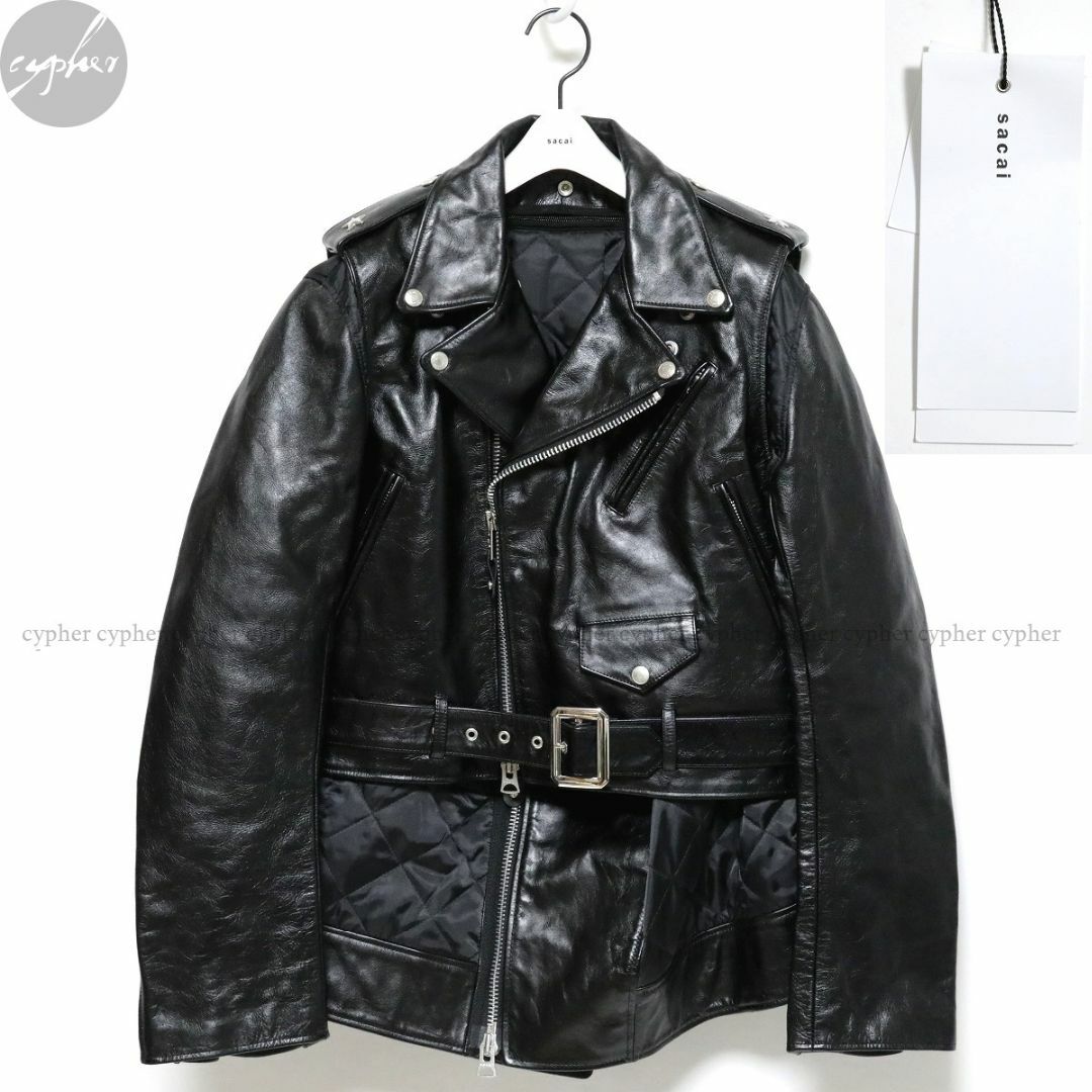 3 新品 22AW サカイ ショット レザー ブルゾン ライダース ジャケット | フリマアプリ ラクマ 3 新品 22AW サカイ ショット レザー ブルゾン ライダース ジャケット | フリマアプリ ラクマ