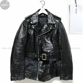 サカイ(sacai)の3 新品 22AW サカイ ショット レザー ブルゾン ライダース ジャケット(ライダースジャケット)